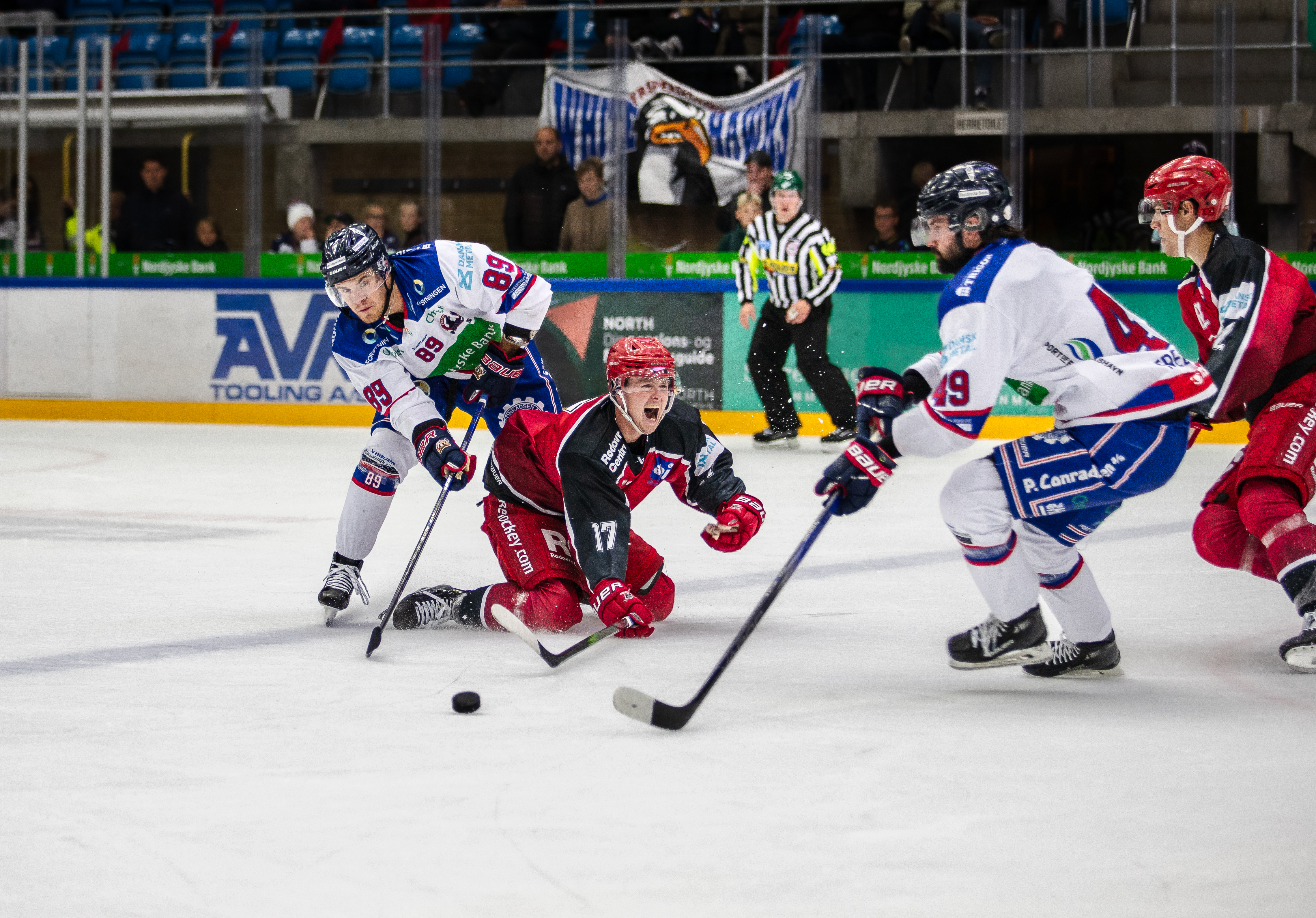 Todd Winder og Christopher Frederiksen er på en svær opgave mod Herning Blue Fox tirsdag aften. Men man tør godt håbe på point.